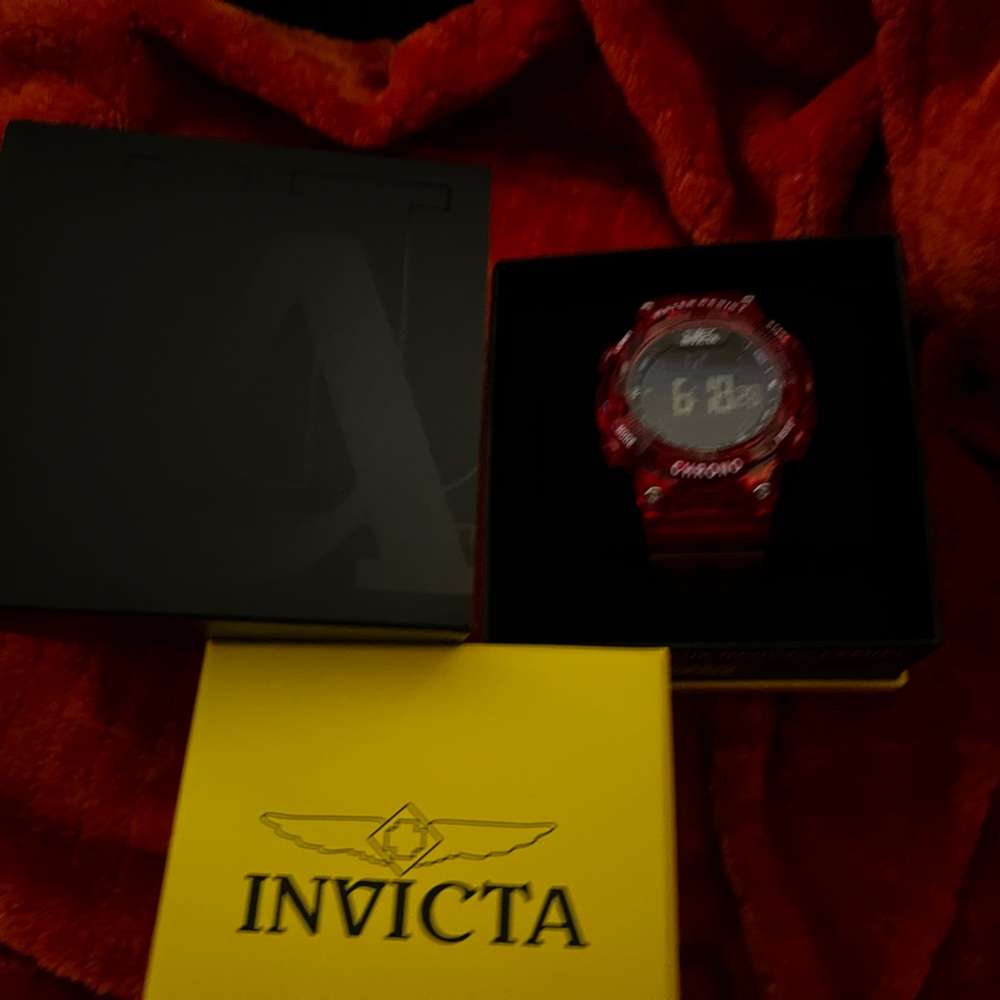 Invicta Bold Red Digital Timepiece